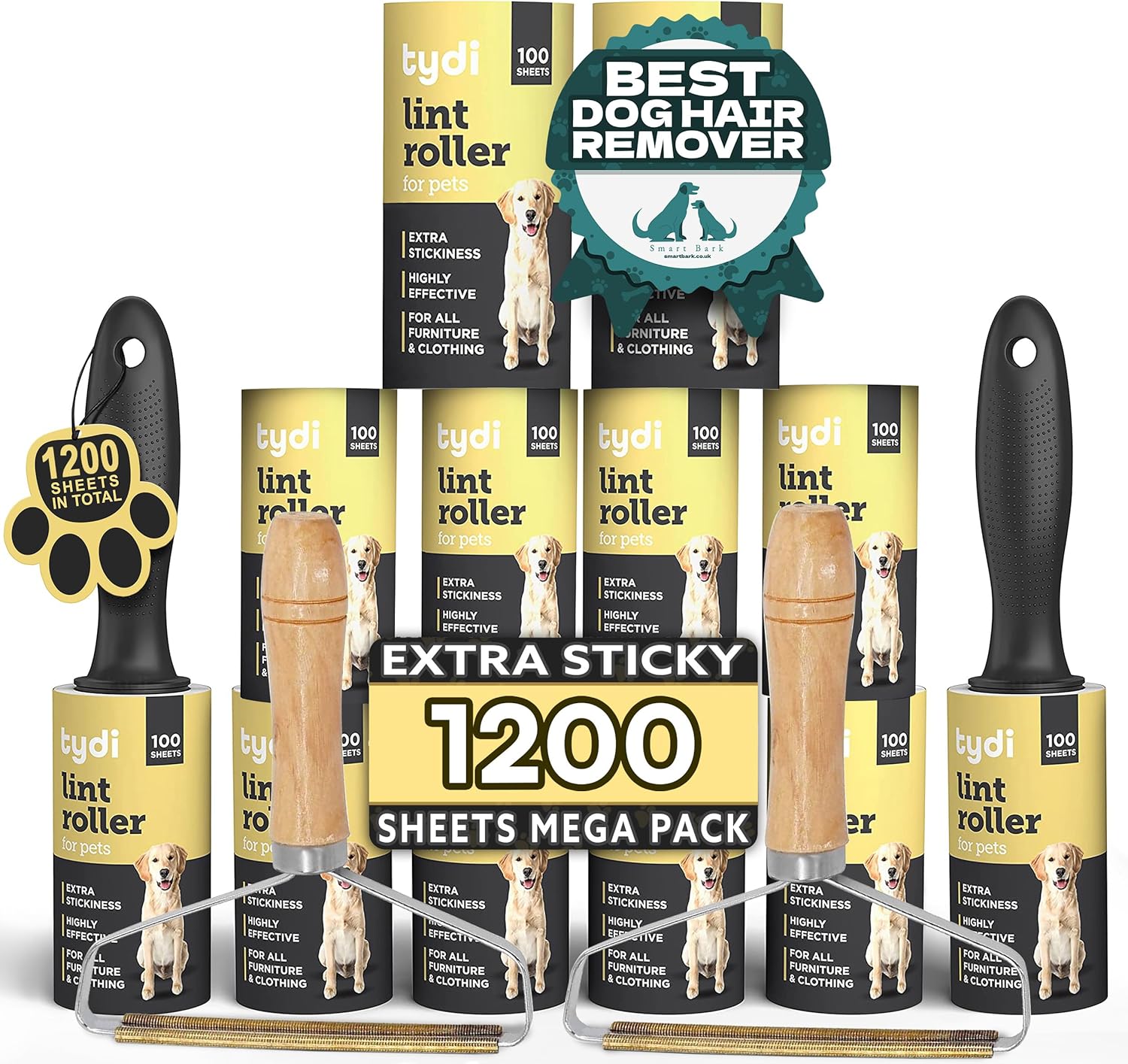 Tydi Pet Lint Roller Value Pack | ObaPet