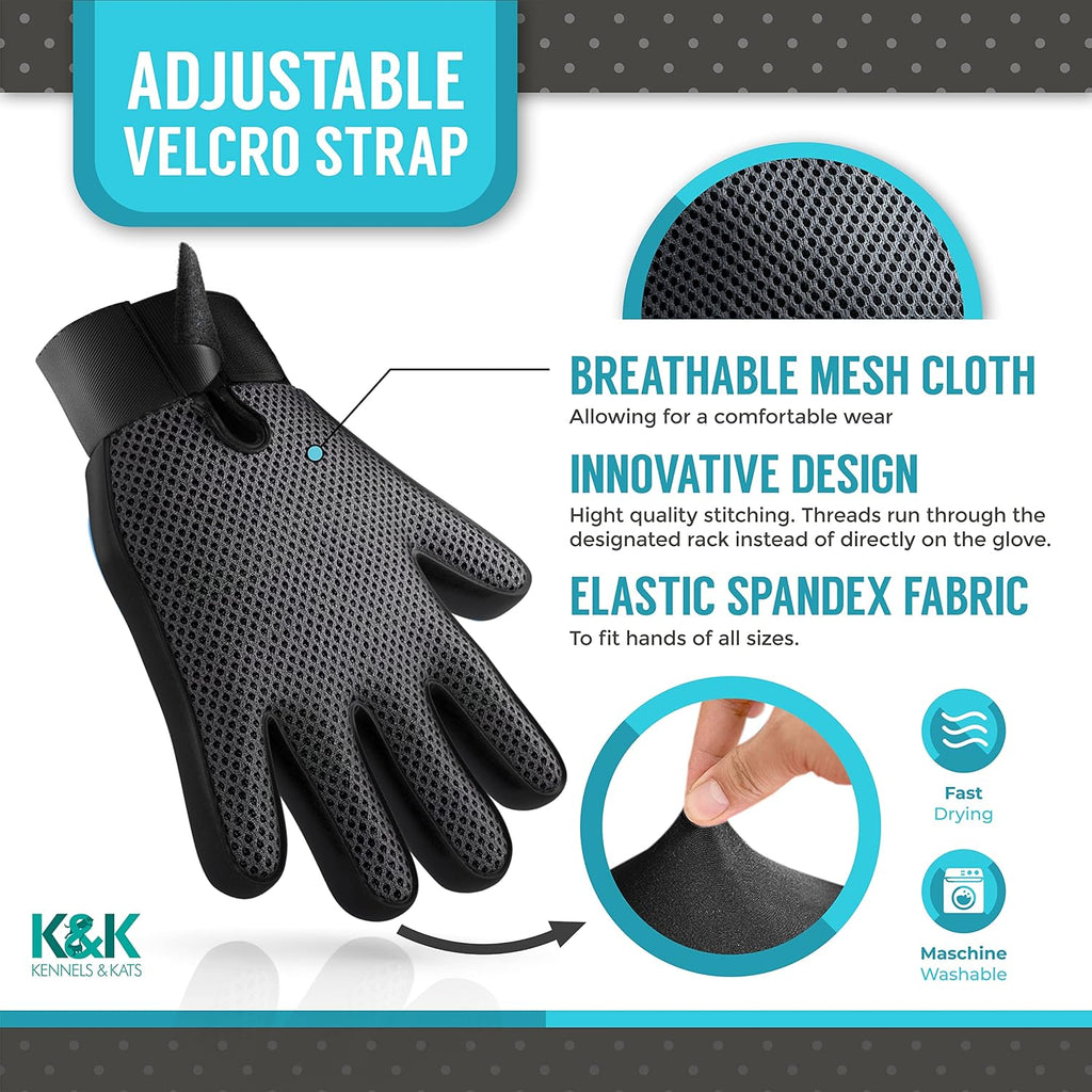 KENNELS & KATS Pet Grooming Glove | ObaPet