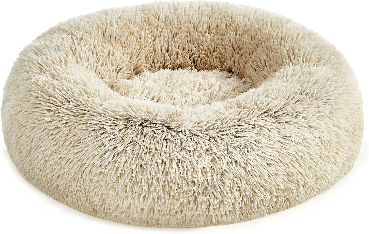 Feandrea Dog Bed, Donut Cat Bed, Fluffy Calming | ObaPet
