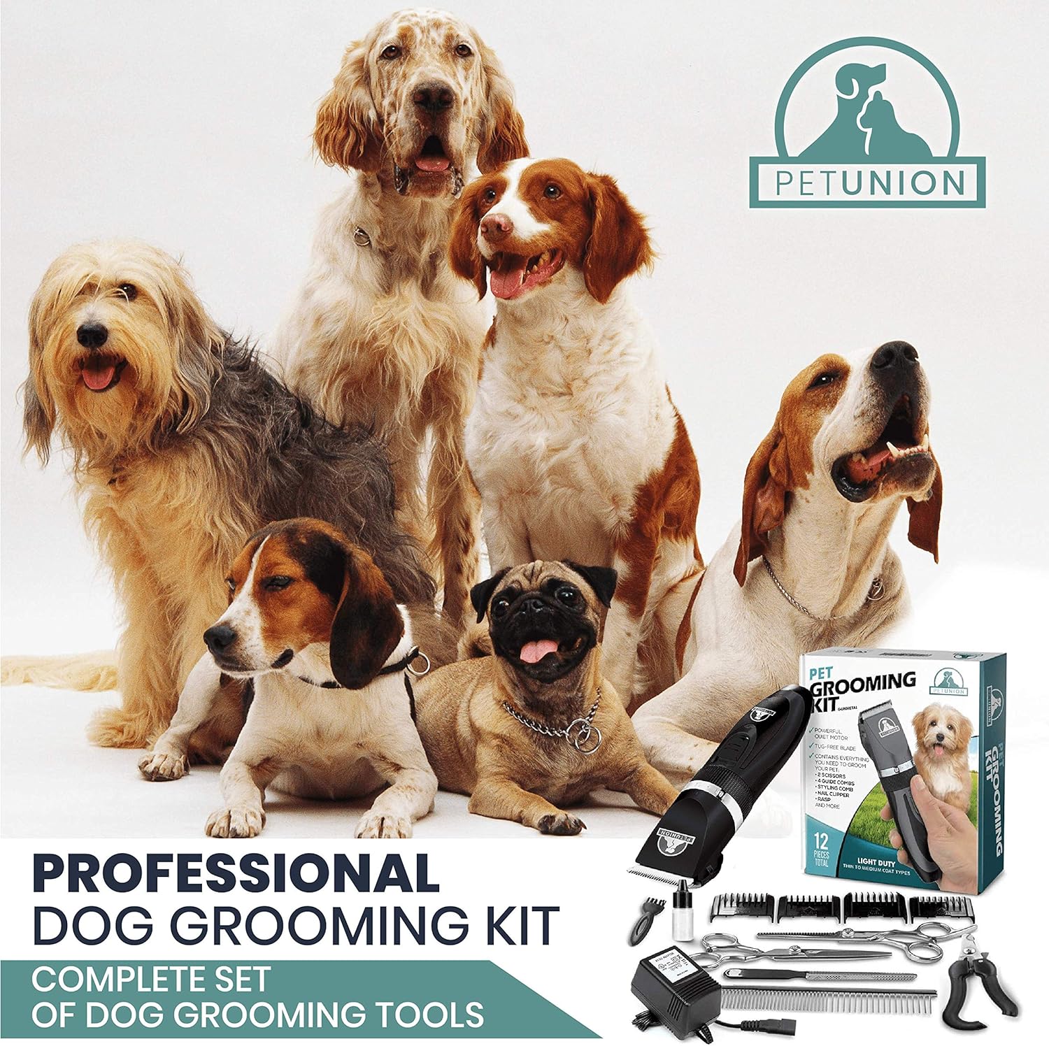Pet UnionProfessional Dog Grooming Kit | ObaPet