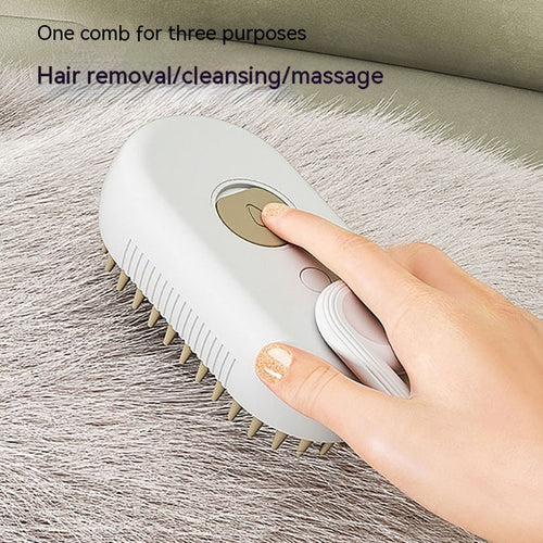Cat Steam Brush Steamy Dog Brush 3 In 1 Electric | ObaPet