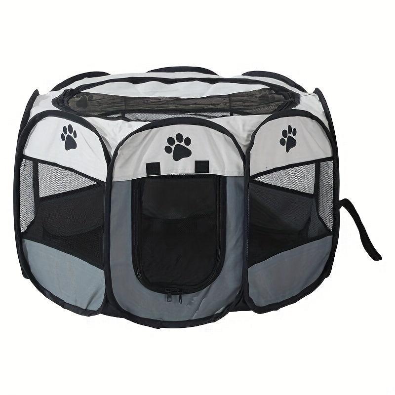 1pc Foldable Octagon Pet Playpen Tent, Oxford | ObaPet